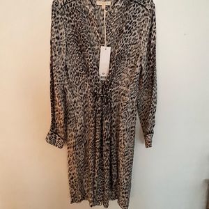 NWT Etcetera Serengeti Cinch Waist Dress Size 8